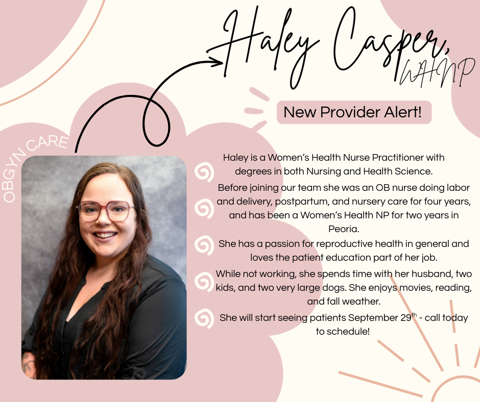 Haley Casper Welcome
